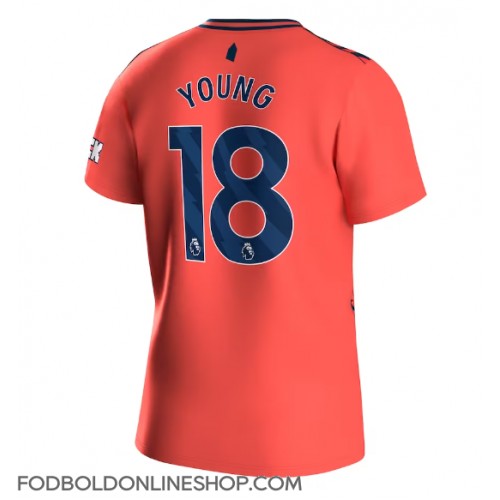 Everton Ashley Young #18 Udebanetrøje 2023-24 Kortærmet